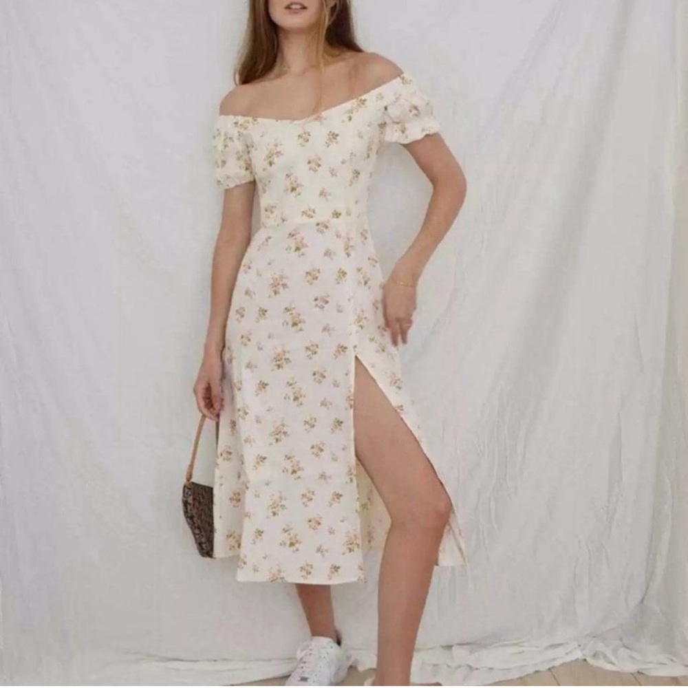 Reformation Canopy Dress in Mildred, Size 6 - worn once, just like new!